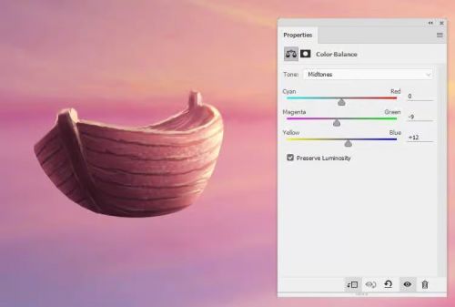آموزش طراحی غروب خورشید در فتوشاپ